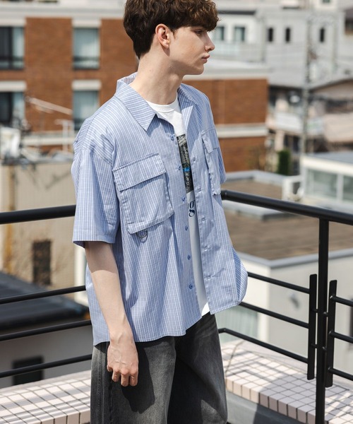 PBLIM（ページボーイリム）の「《UNISEX》アソートチェックシャツ（シャツ/ブラウス・レディース・サックスブルー/ブルー・FREE）」の12枚目の写真