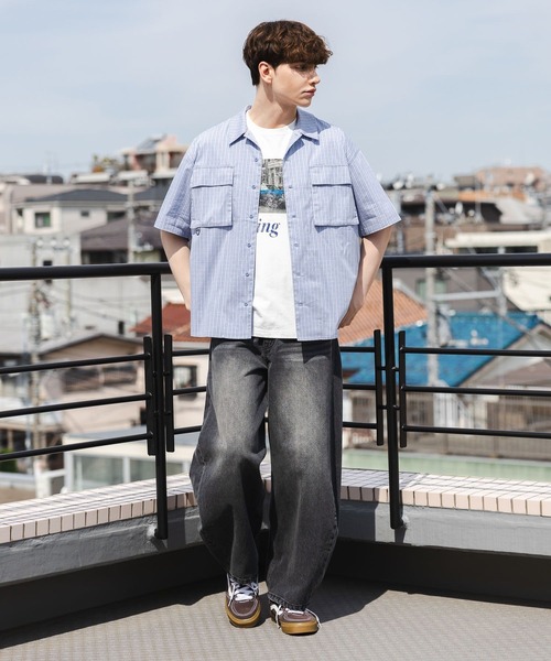 PBLIM（ページボーイリム）の「《UNISEX》アソートチェックシャツ（シャツ/ブラウス・レディース・サックスブルー/ブルー・FREE）」の14枚目の写真