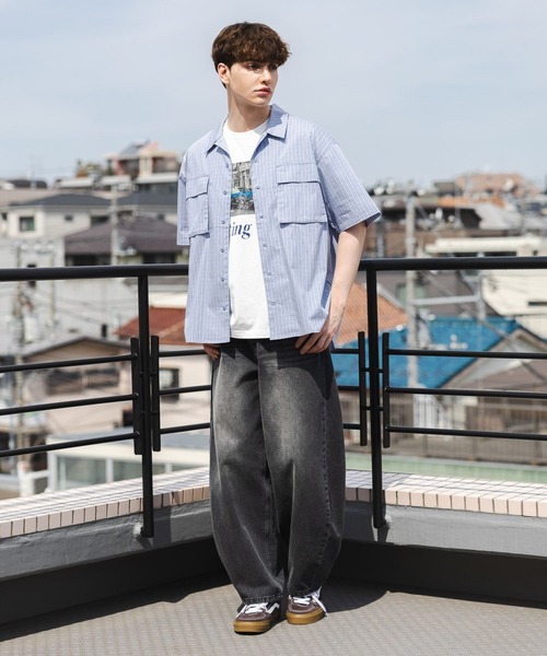 PBLIM（ページボーイリム）の「《UNISEX》アソートチェックシャツ（シャツ/ブラウス・レディース・サックスブルー/ブルー・FREE）」の16枚目の写真