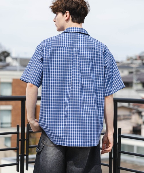 PBLIM（ページボーイリム）の「《UNISEX》アソートチェックシャツ（シャツ/ブラウス・レディース・サックスブルー/ブルー・FREE）」の19枚目の写真
