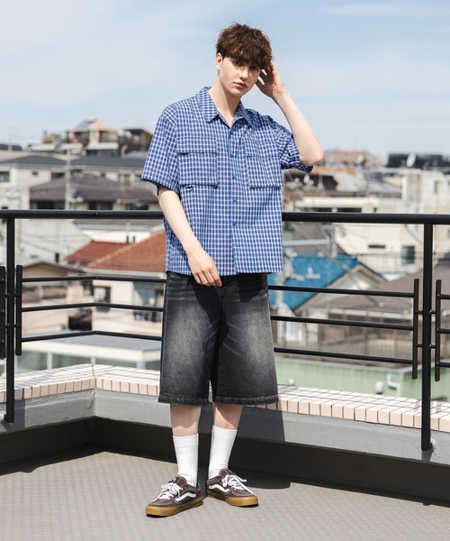 PBLIM（ページボーイリム）の「《UNISEX》アソートチェックシャツ（シャツ/ブラウス・レディース・サックスブルー/ブルー・FREE）」の21枚目の写真