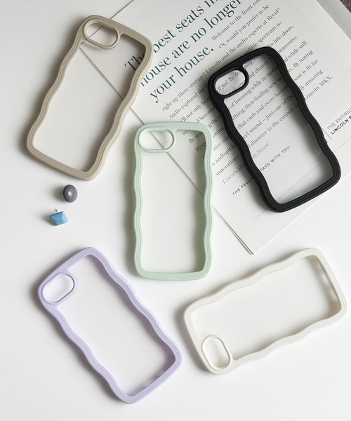 Wavy Case iPhone16e なみなみ iPhoneケース スマホケース クリア