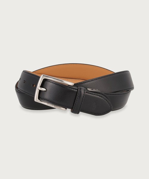 スムースレザー 32mm ビジネスベルト（ベルト）｜POLO RALPH LAUREN