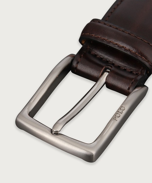 POLO RALPH LAUREN（ポロ ラルフ ローレン）の「スムースレザー 32mm ビジネスベルト（ベルト・メンズ・ライトブラウン/ブラック/ダークブラウン・FREE）」の13枚目の写真