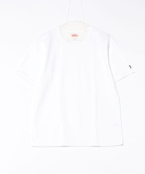 HOLLYWOOD RANCH MARKET(ハリウッドランチマーケット)の「ストレッチフライス コンフォータブル ショートスリーブ Tシャツ(Tシャツ/カットソー・メンズ・ブラック/ホワイト/ダークネイビー/グレー・SMALL/MEDIUM/LARGE/X-LARGE)」の1枚目の写真