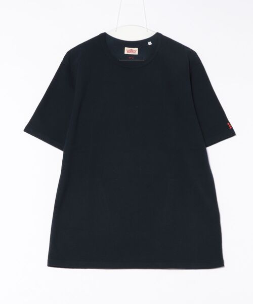 HOLLYWOOD RANCH MARKET(ハリウッドランチマーケット)の「ストレッチフライス コンフォータブル ショートスリーブ Tシャツ(Tシャツ/カットソー・メンズ・ブラック/ホワイト/ダークネイビー/グレー・SMALL/MEDIUM/LARGE/X-LARGE)」の4枚目の写真