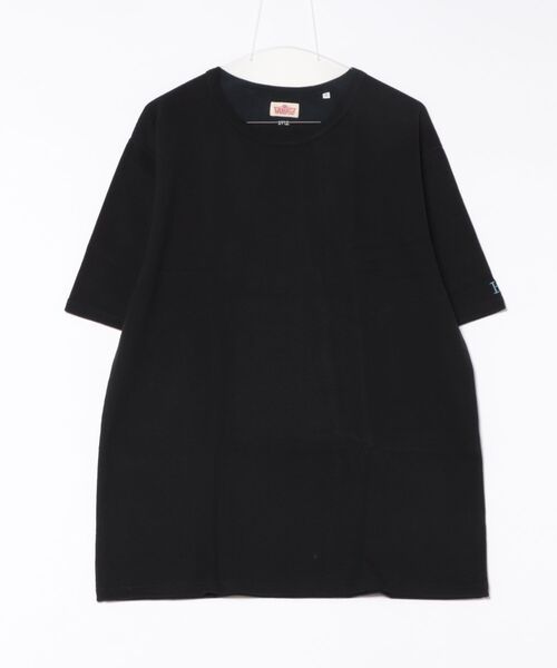 HOLLYWOOD RANCH MARKET(ハリウッドランチマーケット)の「ストレッチフライス コンフォータブル ショートスリーブ Tシャツ(Tシャツ/カットソー・メンズ・ブラック/ホワイト/ダークネイビー/グレー・SMALL/MEDIUM/LARGE/X-LARGE)」の2枚目の写真