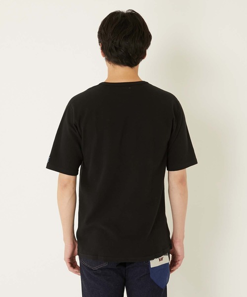 HOLLYWOOD RANCH MARKET(ハリウッドランチマーケット)の「ストレッチフライス コンフォータブル ショートスリーブ Tシャツ(Tシャツ/カットソー・メンズ・ブラック/ホワイト/ダークネイビー/グレー・SMALL/MEDIUM/LARGE/X-LARGE)」の15枚目の写真