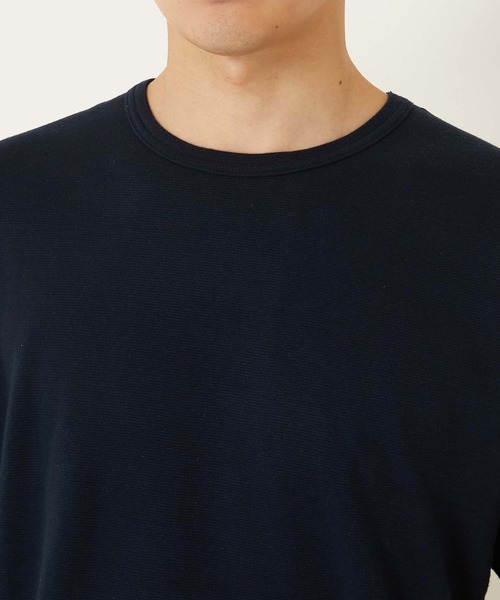 HOLLYWOOD RANCH MARKET(ハリウッドランチマーケット)の「ストレッチフライス コンフォータブル ショートスリーブ Tシャツ(Tシャツ/カットソー・メンズ・ブラック/ホワイト/ダークネイビー/グレー・SMALL/MEDIUM/LARGE/X-LARGE)」の5枚目の写真