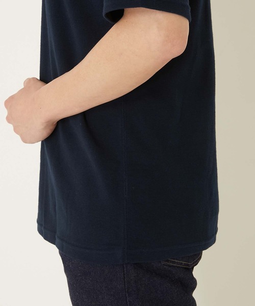 HOLLYWOOD RANCH MARKET(ハリウッドランチマーケット)の「ストレッチフライス コンフォータブル ショートスリーブ Tシャツ(Tシャツ/カットソー・メンズ・ブラック/ホワイト/ダークネイビー/グレー・SMALL/MEDIUM/LARGE/X-LARGE)」の7枚目の写真
