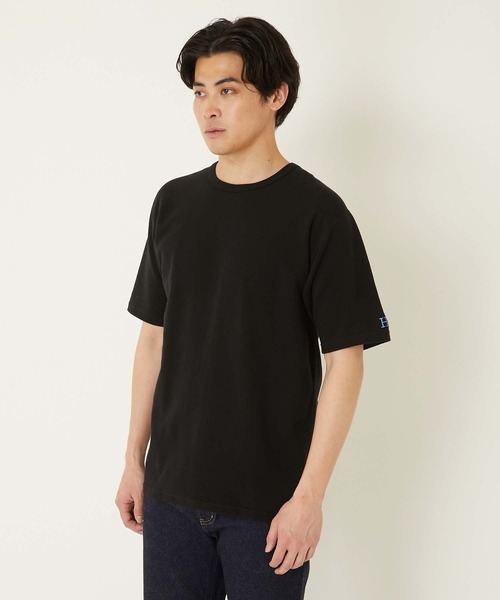 HOLLYWOOD RANCH MARKET(ハリウッドランチマーケット)の「ストレッチフライス コンフォータブル ショートスリーブ Tシャツ(Tシャツ/カットソー・メンズ・ブラック/ホワイト/ダークネイビー/グレー・SMALL/MEDIUM/LARGE/X-LARGE)」の17枚目の写真