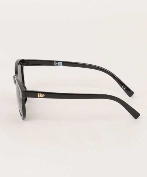 NEW ERA(ニューエラ)の「NEW ERA/ニューエラ サングラス ボストン スクエアレンズ シャイニーブラックフレーム グリーン 偏光レンズ 14518158(サングラス・メンズ・ブラック×グリーン・FREE)」の2枚目の写真