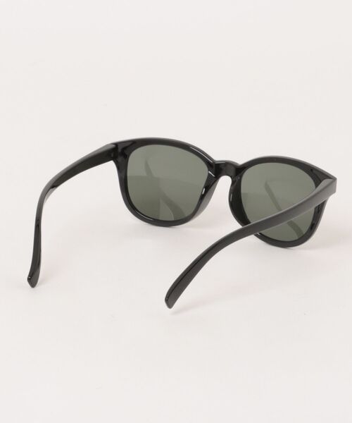 NEW ERA(ニューエラ)の「NEW ERA/ニューエラ サングラス ボストン スクエアレンズ シャイニーブラックフレーム グリーン 偏光レンズ 14518158(サングラス・メンズ・ブラック×グリーン・FREE)」の3枚目の写真