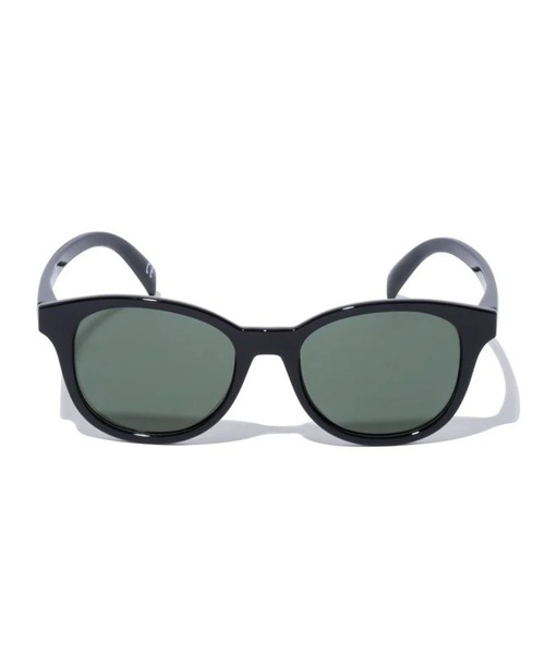 NEW ERA(ニューエラ)の「NEW ERA/ニューエラ サングラス ボストン スクエアレンズ シャイニーブラックフレーム グリーン 偏光レンズ 14518158(サングラス・メンズ・ブラック×グリーン・FREE)」の5枚目の写真