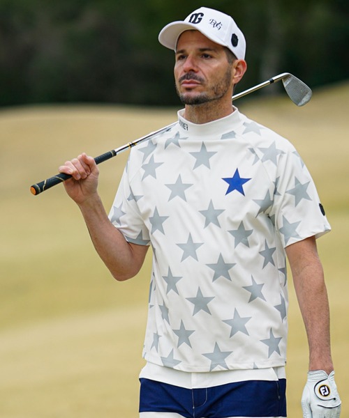 DIVINER GOLF（ディバイナー ゴルフ）の「【DIVINER GOLF】星総柄半袖