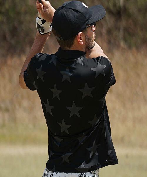 DIVINER GOLF（ディバイナー ゴルフ）の「【DIVINER GOLF】星総柄半袖