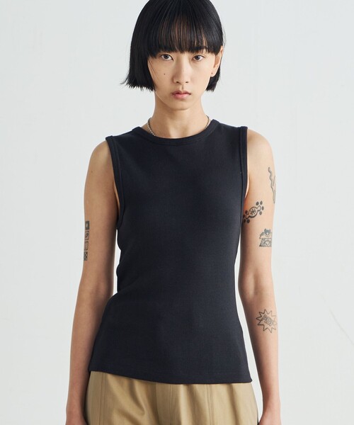 Von Dutch☆ロゴ バックリント コットン タンクトップ Von Dutch - 新品未使用 VONDUTCH タンクトップの通販 by ラッテ