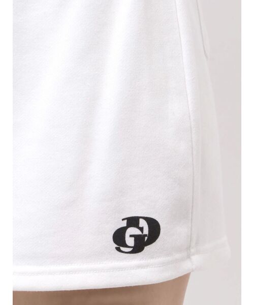 GYDA（ジェイダ）の「GDバイカラースカートライクショートパンツ（スカート・レディース・オフホワイト/ブラック/ベージュ・FREE）」の19枚目の写真