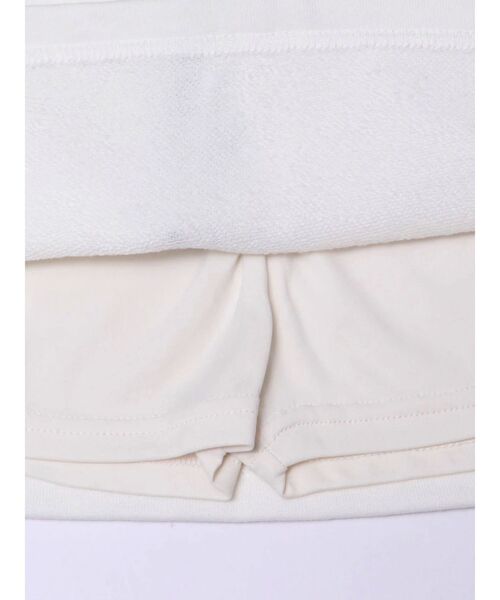 GYDA（ジェイダ）の「GDバイカラースカートライクショートパンツ（スカート・レディース・オフホワイト/ブラック/ベージュ・FREE）」の21枚目の写真