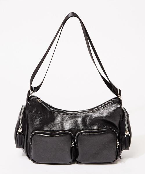 バッグ Kai shopper bag 横型 black | kentohashiguchi