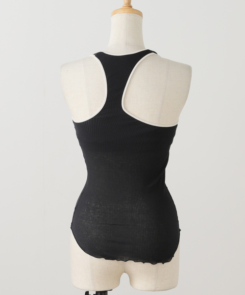 HAKUJI(ハクジ)の「【HAKUJI/ハクジ】Twist cotton asym bra TT:タンクトップ(その他アンダーウェア/インナー・レディース・ブラック・FREE)」の3枚目の写真