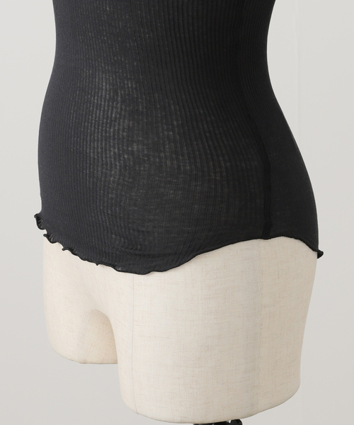 HAKUJI(ハクジ)の「【HAKUJI/ハクジ】Twist cotton asym bra TT:タンクトップ(その他アンダーウェア/インナー・レディース・ブラック・FREE)」の6枚目の写真