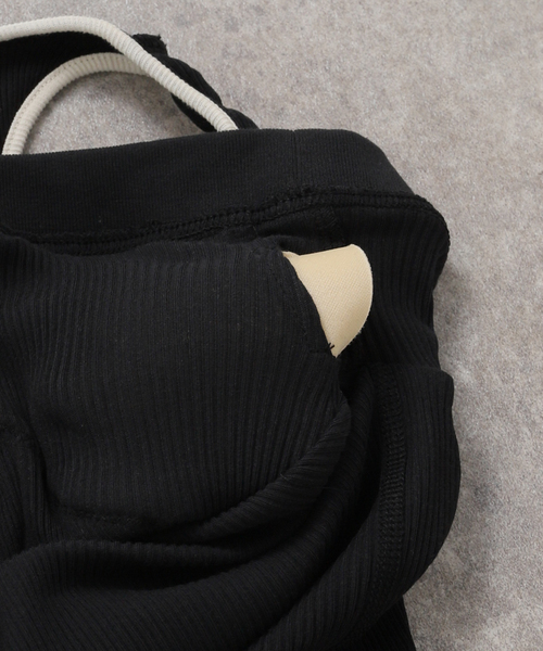 HAKUJI(ハクジ)の「【HAKUJI/ハクジ】Twist cotton asym bra TT:タンクトップ(その他アンダーウェア/インナー・レディース・ブラック・FREE)」の8枚目の写真