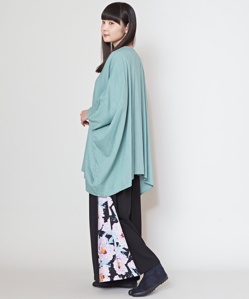 倭物やカヤ　和柄　花ざかり八掛パンツ　.11 Amina Collection｜【カヤ】花ざかり八掛パンツ | Rakuten