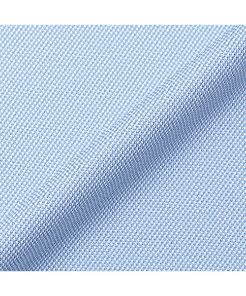 TOKYO SHIRTS（トウキョウシャツ）の「形態安定ノーアイロン ボタンダウン 長袖ストレッチビジネスワイシャツ（ビジネスシャツ・メンズ・ブルー・首回り37cm-裄丈80cm/首回り39cm-裄丈80cm/首回り39cm-裄丈84cm/首回り41cm-裄丈82cm/首回り41cm-裄丈86cm/首回り42cm-裄丈82cm/首回り42cm-裄丈86cm/首回り43cm-裄丈82cm/首回り43cm-裄丈86cm/首回り37cm-裄丈84cm）」の5枚目の写真