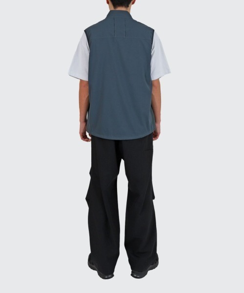 WILD THINGS（ワイルドシングス）の「WILD THINGS FUSION TECH VEST（ワイルドシングス フュージョンテック ベスト）（ベスト・メンズ・グリーン系/ブラック・MEDIUM/LARGE）」の9枚目の写真