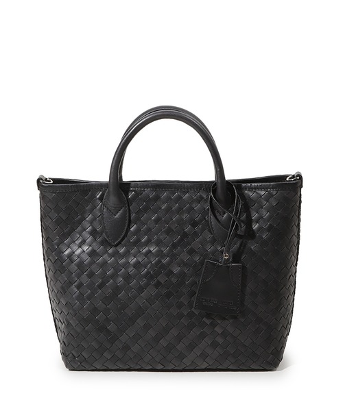 MEN'S BIGI(メンズビギ)の「【SEEKER/シーカー】別注メッシュレザートートバッグ(トートバッグ・メンズ・ブラック/ダークブラウン/グリーン・FREE)」の2枚目の写真