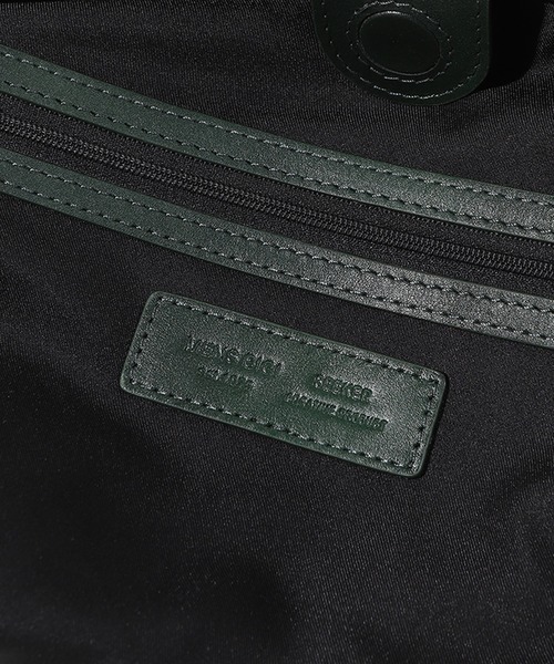 MEN'S BIGI(メンズビギ)の「【SEEKER/シーカー】別注メッシュレザートートバッグ(トートバッグ・メンズ・ブラック/ダークブラウン/グリーン・FREE)」の15枚目の写真