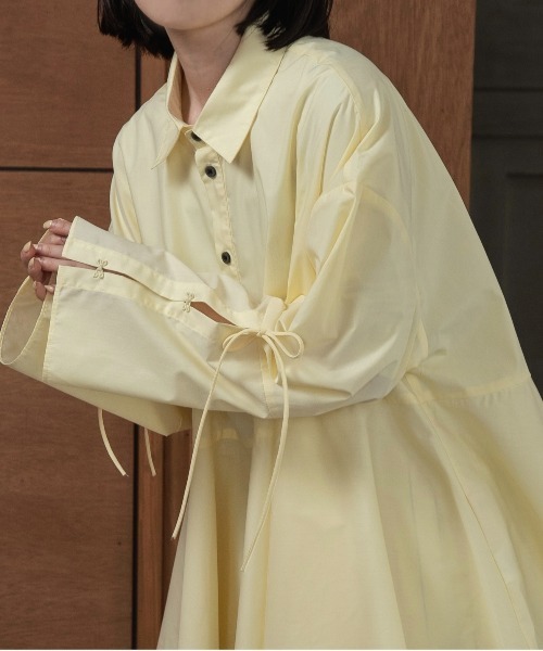 lawgy(ラウジー)の「flare sleeve arrange shirt / フレアスリーブアレンジシャツ(シャツ/ブラウス・レディース・イエロー/ピンク/ホワイト・FREE)」の18枚目の写真