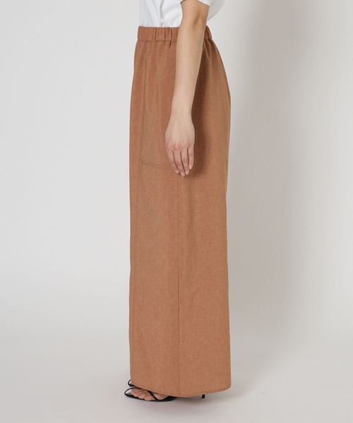 BABYLONE(バビロン)の「リネンライクワイドパンツ(その他パンツ・レディース・ブラック/ライトブラウン・36inch/34inch)」の18枚目の写真