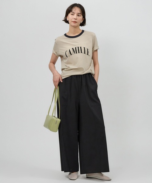 BABYLONE コットンリネンワイドパンツ BABYLONE（バビロン）の「コットンリネンワイドパンツ（その他