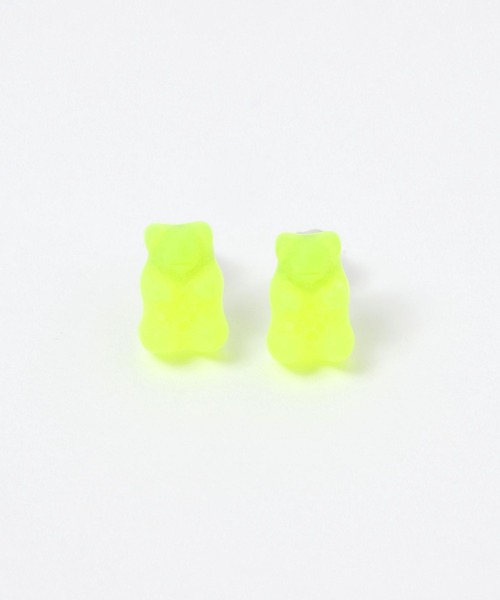 tiny tiny（ティニーティニー）の「蛍光グミベアピアス[tiny tiny(ティニーティニー)]（ピアス（両耳用）・レディース・イエロー/オレンジ/レッド・0）」の8枚目の写真