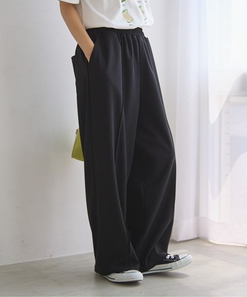 PBLIM（ページボーイリム）の「《UNISEX/WEB限定》-3kg見え/COZY(コージー)カットワイドパンツ（その他パンツ・レディース・レオパード/カモフラージュ/ブルー/ブラック/グレイッシュベージュ/ブラウン系その他・MEDIUM/LARGE）」の16枚目の写真