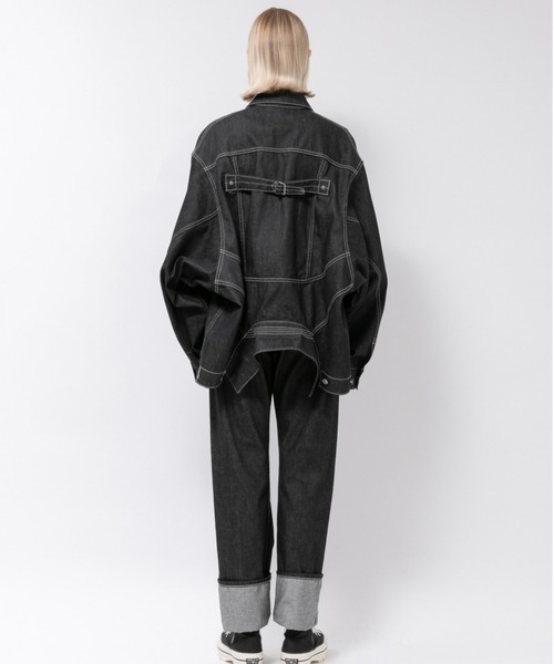 beautiful people(ビューティフルピープル)の「double-end selvedge denim blouson(デニムジャケット・メンズ・インディゴブルー/ブラック・36/38/40/42)」の15枚目の写真