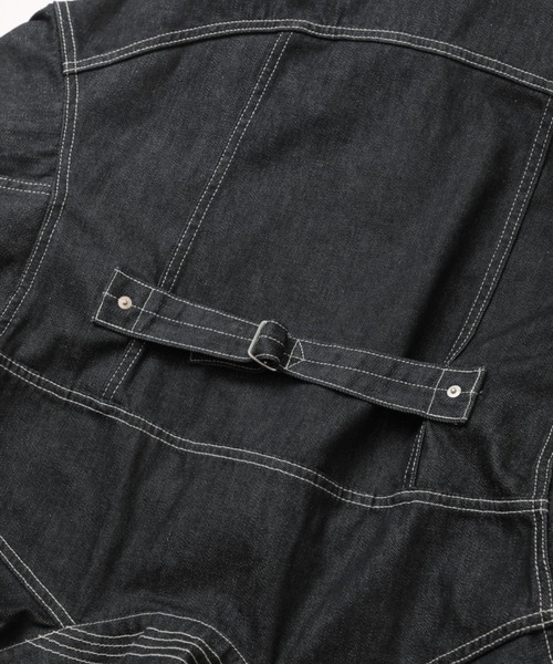 beautiful people(ビューティフルピープル)の「double-end selvedge denim blouson(デニムジャケット・メンズ・インディゴブルー/ブラック・36/38/40/42)」の14枚目の写真