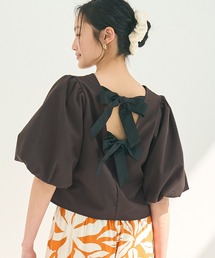 バックリボントップス」に該当するトップスファッション通販 - ZOZOTOWN
