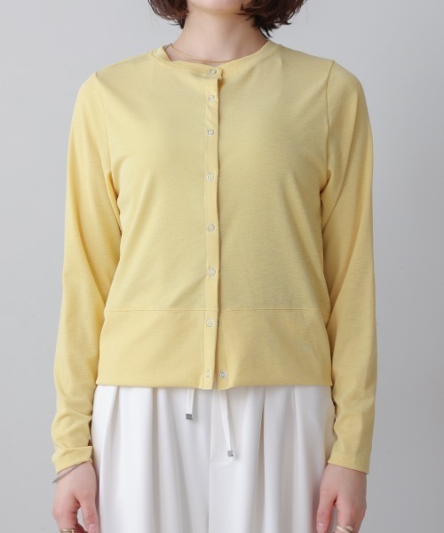 Bou Jeloud（ブージュルード）の「トラベルカーディガン（カーディガン/ボレロ・レディース・イエロー/ブラック/グレー・FREE）」の22枚目の写真