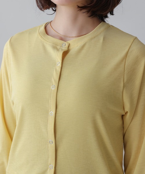 Bou Jeloud（ブージュルード）の「トラベルカーディガン（カーディガン/ボレロ・レディース・イエロー/ブラック/グレー・FREE）」の21枚目の写真