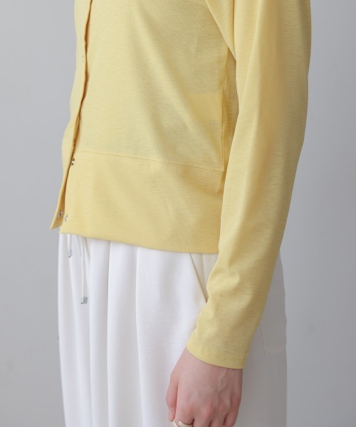 Bou Jeloud（ブージュルード）の「トラベルカーディガン（カーディガン/ボレロ・レディース・イエロー/ブラック/グレー・FREE）」の19枚目の写真