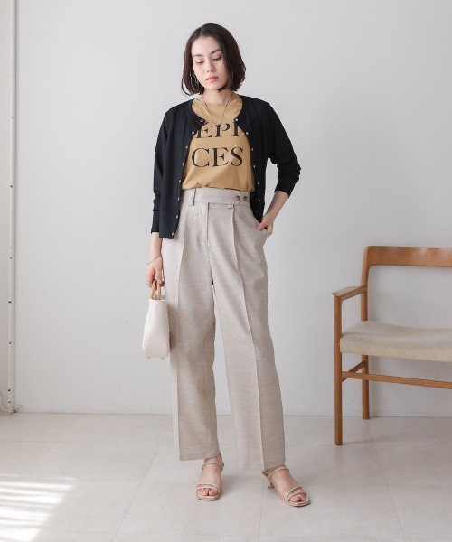 Bou Jeloud（ブージュルード）の「トラベルカーディガン（カーディガン/ボレロ・レディース・イエロー/ブラック/グレー・FREE）」の15枚目の写真