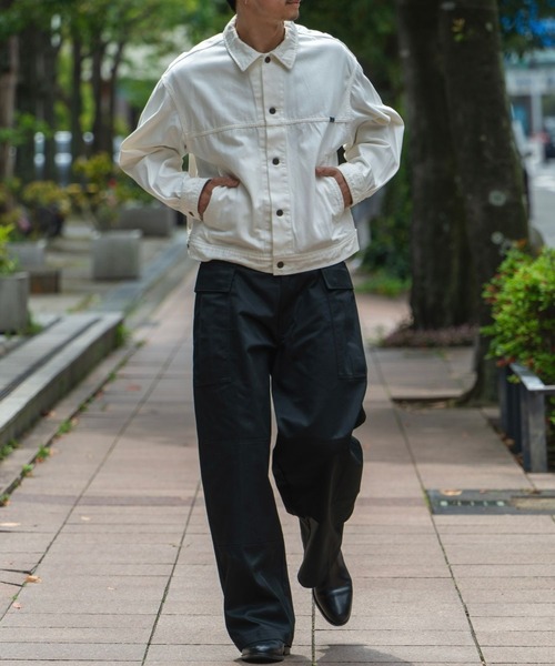FCTY.(エフシーティーワイ)の「FCTY.ミリタリーカーゴパンツ(カーゴパンツ・メンズ・アイボリー/ブラック・MEDIUM/LARGE)」の12枚目の写真