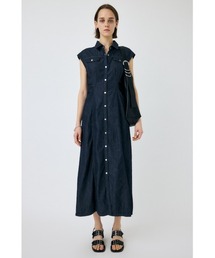 CAP SLEEVE DENIM ドレス