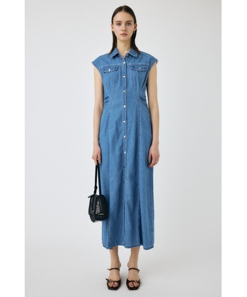 moussyワンピース新品 AZUL BY MOUSSY ワンピース レイヤードセットドローストリング