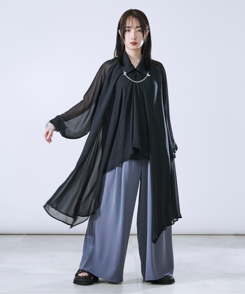 イレヘムレイヤードシアーシャツ（シャツ/ブラウス）｜Ellno Loset