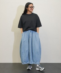 HARVESTY | HARVESTY / ハーベスティー CIRCUS SKIRT DENIM (A22504) サーカススカート ウォッシュデニム(スカート)