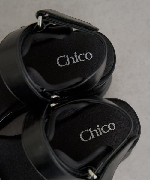 Chico(チコ)の「厚底スポーツアンクルバンドサンダル(サンダル・レディース・ブラック/ホワイト・SMALL/MEDIUM/LARGE)」の17枚目の写真